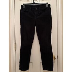 J Crew Black Corduroy Pants Size 28